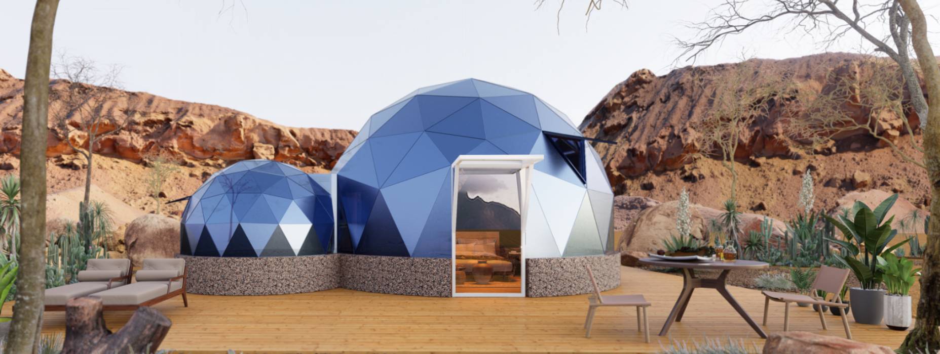 江南区球形智能光伏玻璃星空房